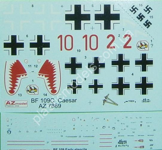 1/72 AZ model 7889 Messerschmitt Bf 109C 