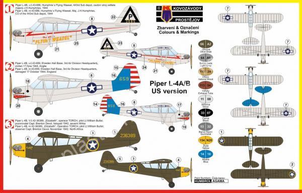 1/72 KPM 0040 Piper L-4A/B