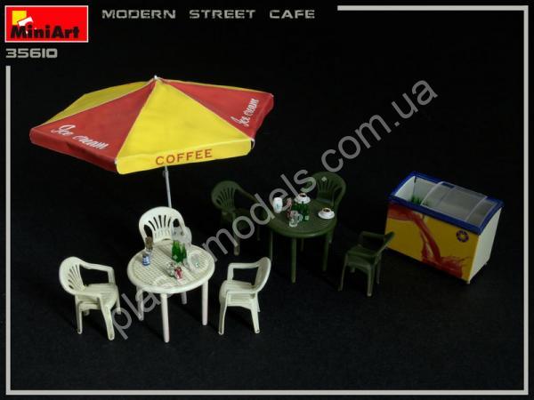 1/35 MiniArt 35610 Modern street cafe