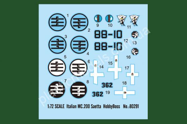 1/72 HobbyBoss 80291  Italian MC.200 Saetta