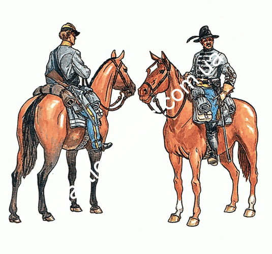 1/72 Italeri 6011 Confederate Cavalry