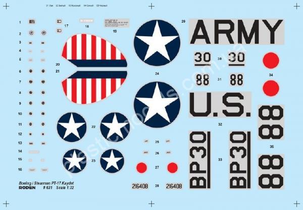 1/32 Roden 631 Boeing-Stearman PT-13 Kaydet