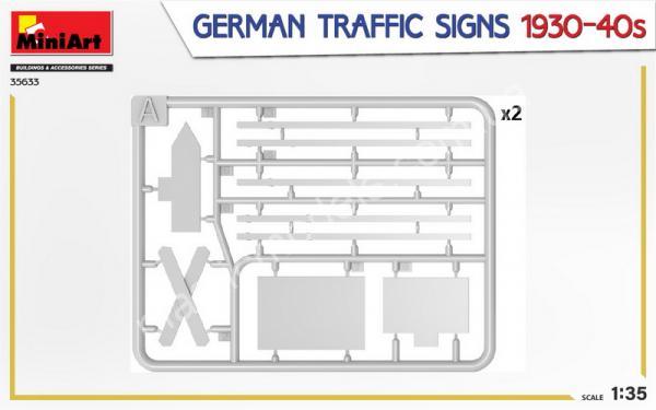 German traffic signs 1930-40's 1/35 MiniArt 35633