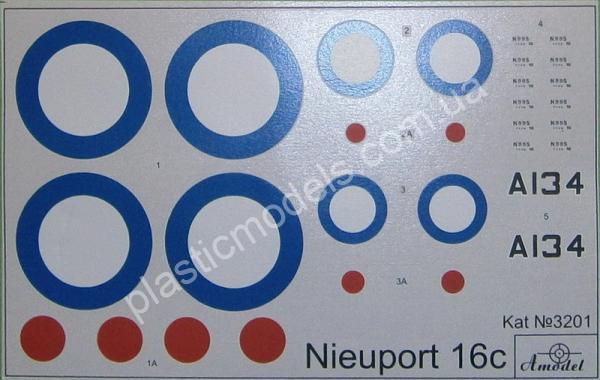 1/32 3201 A-model Nieuport 16C