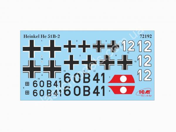 1/72 ICM 72192 Heinkel He 51B-2