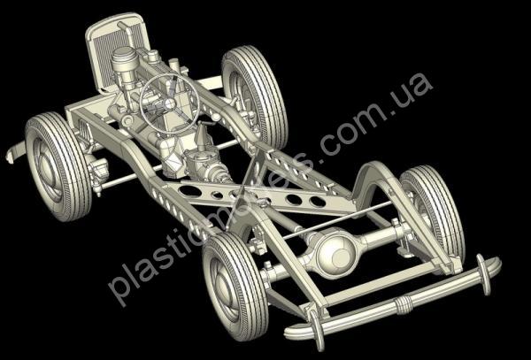 1/35 ICM 35479 Москвич-401-420 седан Moskvitch-401-420 Saloon