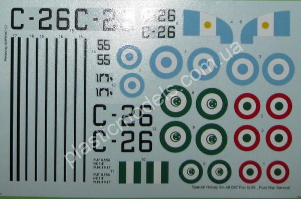 1/48 Special Hobby  48087 Fiat G.55A \'Post War Service\'