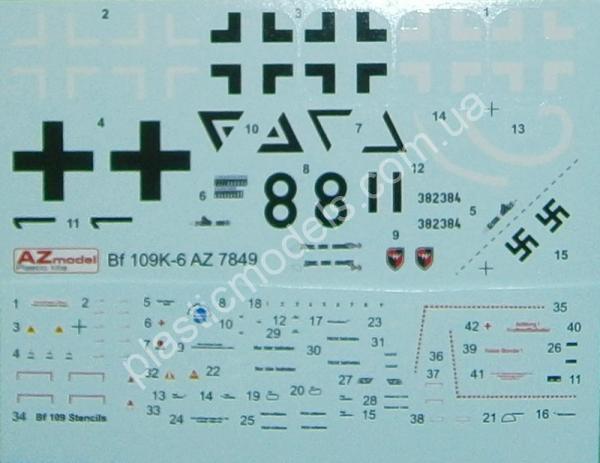 1/72 AZ model 7849 Messerschmitt Bf 109K-6 “Late”