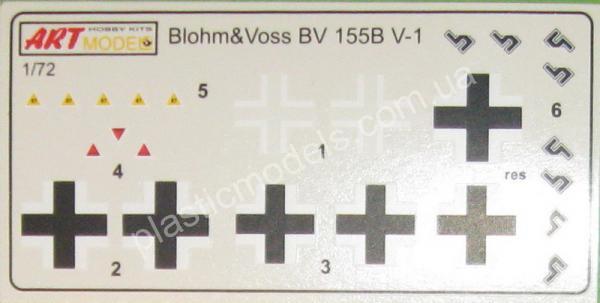 1/72 ART model 7202 Blohm und Voss 155