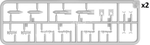 German WWII Fuel Drop Tanks and Bombs 1/48 MiniArt 49021
