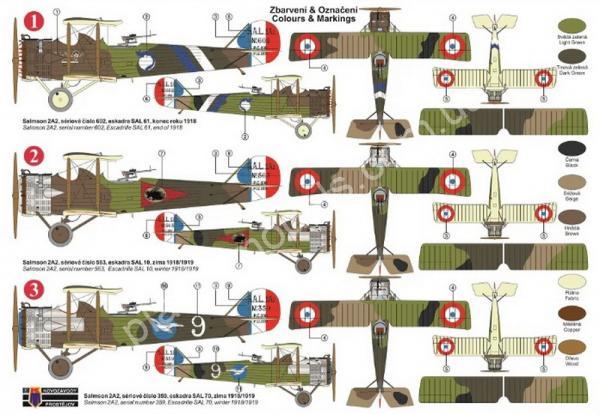 1/72 Kovozavody Prostejov 0333 Salmson Sal.2A2 „In French Services“