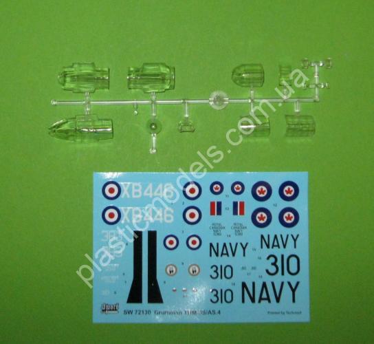 1/72 Sword 72130 Grumman TBM-3S/ Avenger AS.4 (2 markings FAA, RCN)
