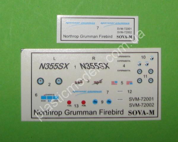 1/72 SOVA-M 72001 Northrop Grumman Firebird  Optionally Piloted Vehicle