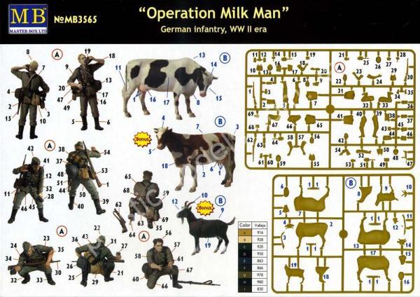 1/35 Master Box 3565 Milk Man German Infantry