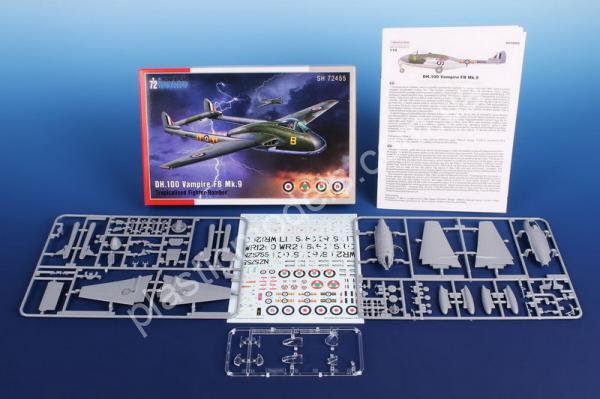 1/72 Special hobby 72455 DH.100 Vampire FB.Mk.9 ’Tropicalised Fighter-Bomber’
