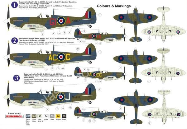 1/72 Kovozavody Prostejov 0238 Seafire Mk.Ib