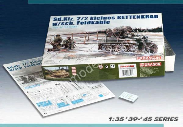 1/35 Dragon 6128 Sd.Kfz. 2/2 kleines KETTENDRAD w/sch. Feldkable