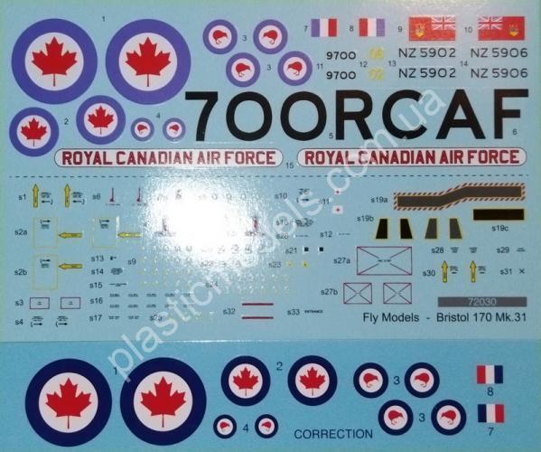 1/72 FLY 72030 Bristol 170 Freighter Mk.31