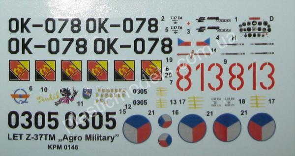 1/72 KPM 0146 Z-37TM „Turbo Military“