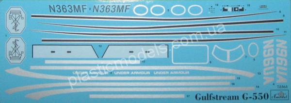 1/72 A-model 72361 Gulfstream G550