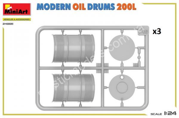 1/24 MiniArt 24008 Modern Oil Drums 200L