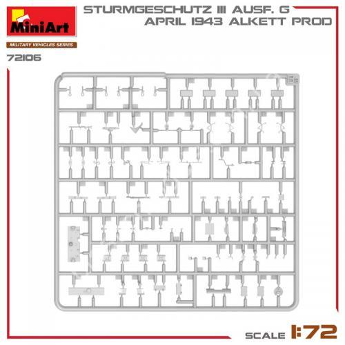 1/72 MiniArt 72106 Sturmgeschutz/StuG.III Ausf.G April 1943 Production