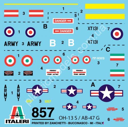 1/48 Italeri 857 Bell OH-13S Sioux