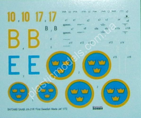1/72 Special hobby 72480 SAAB J/A-21R ‘First Swedish Made Jet’