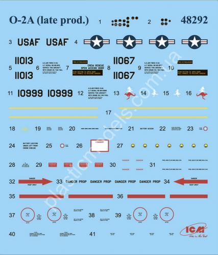 1/48 ICM 48292 O-2A (late production) USAF Observation Aircraft