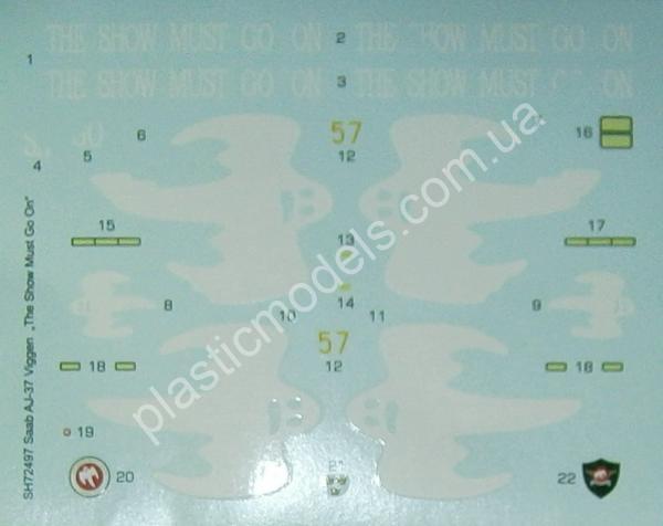 1/72 Special hobby 72497 AJ-37 Viggen ‘Show Must Go On’