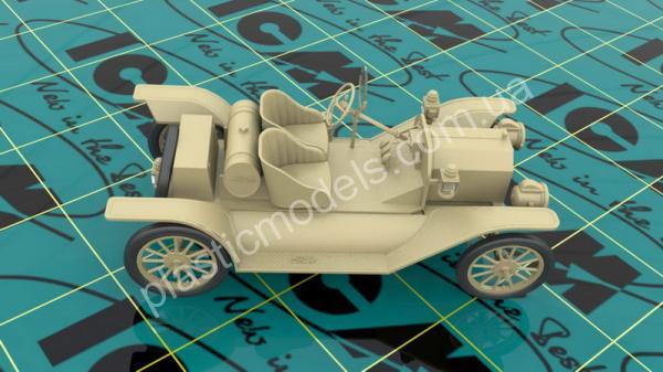 1/24 ICM 24026 Model T 1913 Speedster with American Sport Car Drivers