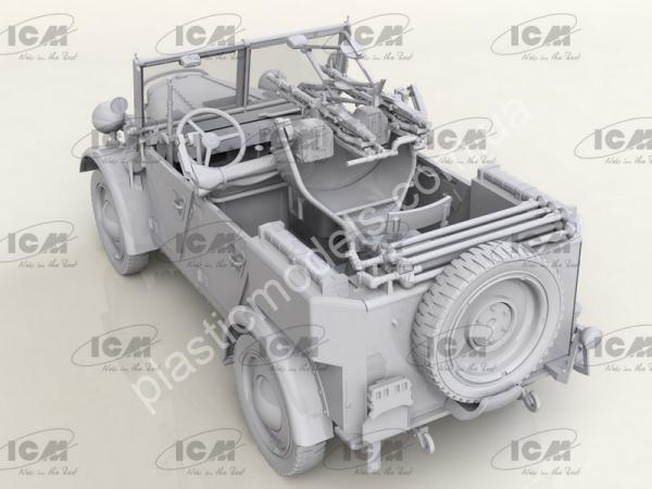 1/35 ICM 35584 le.gl.Einheits-Pkw Kfz.4 German Light Anti-Aircraft Vehicle