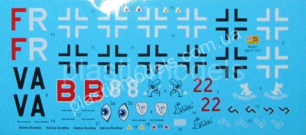1/72 RS models 92261 Messerschmitt Me P.1107