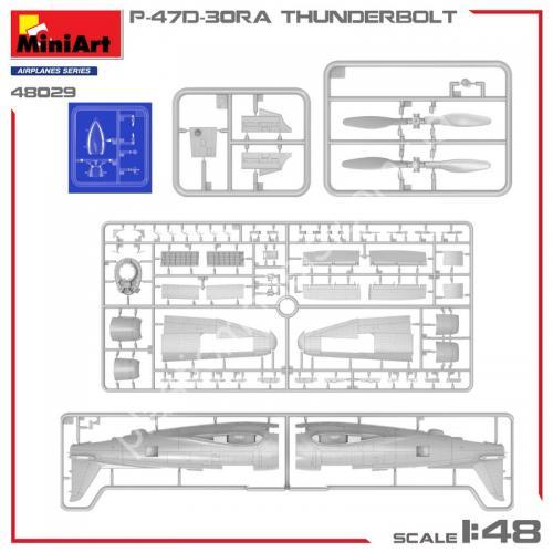 P-47D-30RA Thunderbolt 1/48 MiniArt 48029