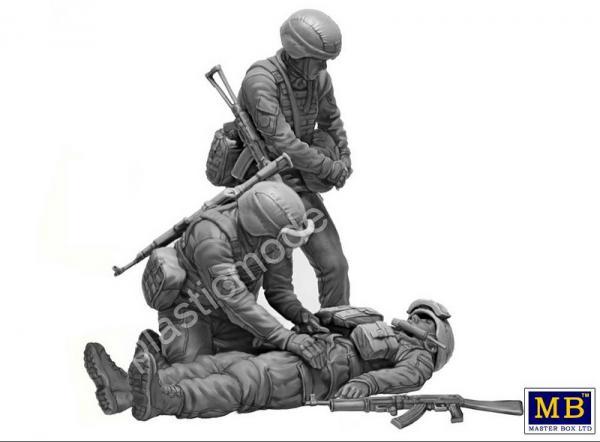 Russian-Ukrainian War Series - On The Battlefield, Ukrainian Military Medics (Kit No. 8) 1/35 Master Box 35231