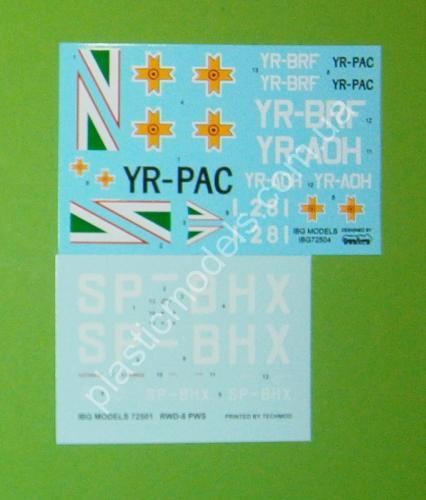 1/72 IBG 72504 RWD-8 PWS Hungarian and Romanian Service