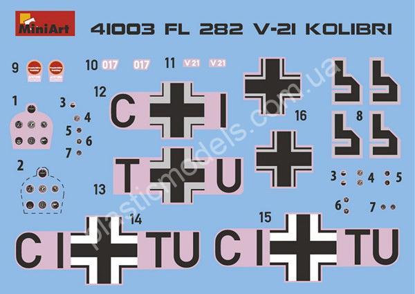 1/35 MiniArt 41003 Flettner Fl 282 V-21 Kolibri