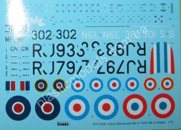 1/72 Special hobby 72408 Fairey Barracuda Mk. III 'ASV Mk. XI Radar