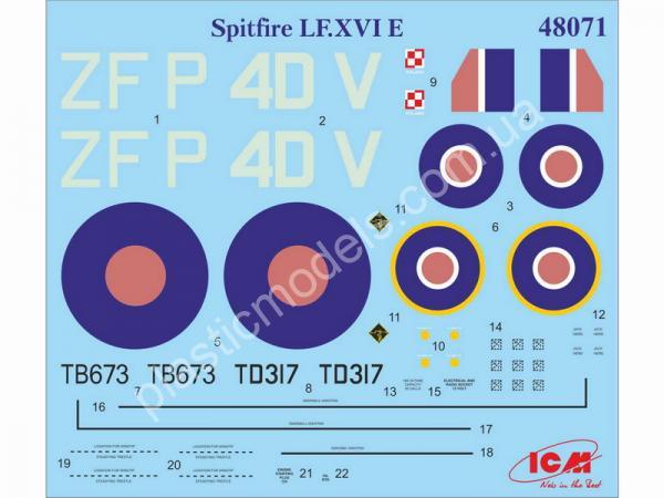 1/48 ICM 48071 Spitfire Mk.XVI