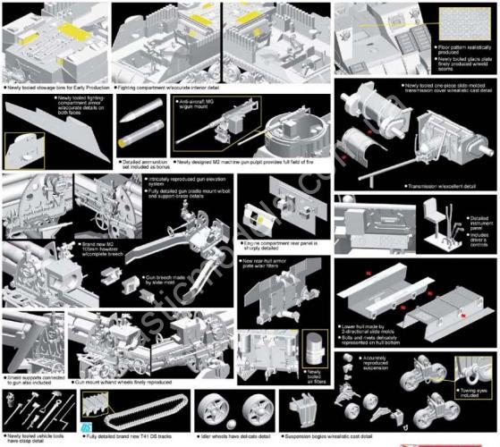 1/35 Dragon 6627 M7 Priest раняя версия