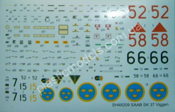 1/48 Special hobby 48209 SK-37 Viggen Trainer