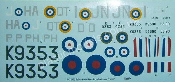 1/72 Special hobby 72153 Fairey Battle Mk.I ‘Bloodbath over France’