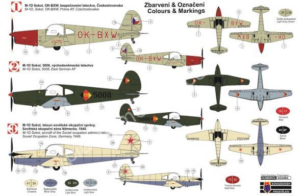 1/72 Kovozavody Prostejov 0156 Mráz M-1D “Sokol”