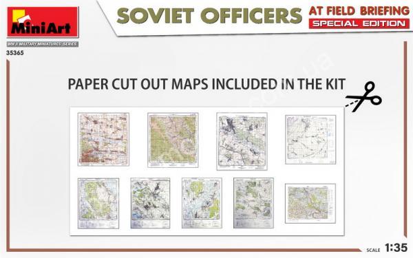 1/35 MiniArt 35365 Soviet Officers At Field Briefing