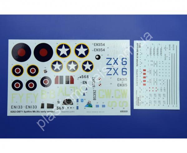 1/48 Eduard 8282 Spitfire Mk. IXc ранняя версия