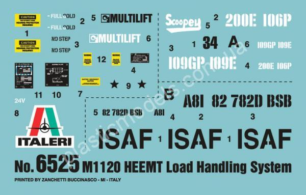 1/35 Italeri 6525 M1120 HEMTT Load Handling System