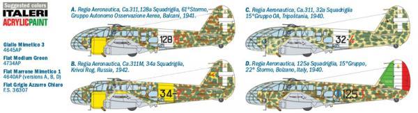 1/72 Italeri 1390 Caproni Ca.311