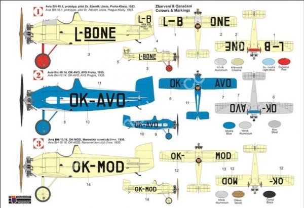 1/72 Kovozavody Prostejov 0421 Avia BH-10