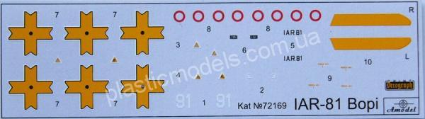 1/72 A-model 72169 IAR-81 \'Bopi\' Romanian fighter