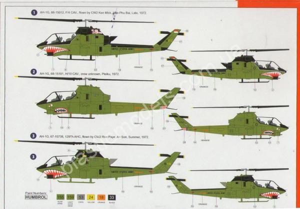 1/72 AZ model 7417 AH-1G Late Vietnam war